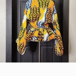 Vibrant Multicolor Women's Top